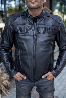 Куртка кожаная Forward Movement HD4  (HarleyDavidson) Черный