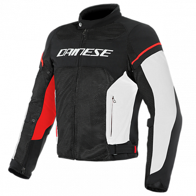 Куртка текстильная Dainese AIR FRAME D1 TEX Black/White/Fluo-Rad