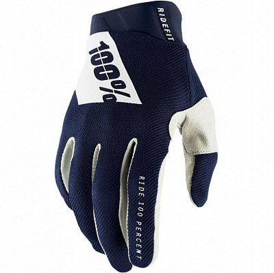 Мотоперчатки 100% Ridefit Glove, Navy