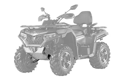 Комплект защиты днища CFMOTO CFORCE 600 EPS пластик
