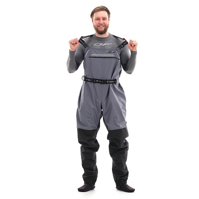 Вейдерсы мембранные DRAGONFLY QUAD PRO 2021 (Grey/Black)