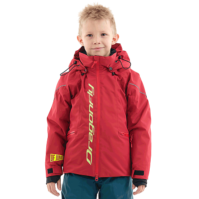 Куртка утепленная Gravity Junior Dark Red - Yellow