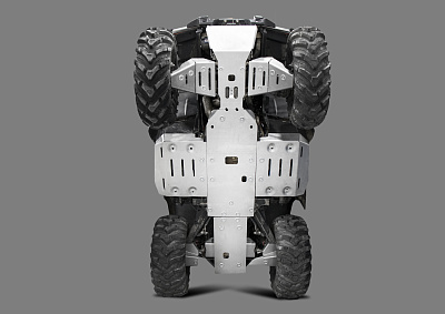 Комплект защиты днища  CFMOTO CFORCE X8 H.O/X10 (2018-) ATV IRON (алюминий)