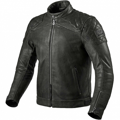Кожаная мотокуртка REVIT Cordite Black